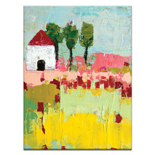 Simi's Settlement Stretched Canvas