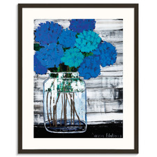 Pamela Hydrangea Abstract Wall Art