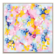 Beach Blossoms Printed Wall  Art