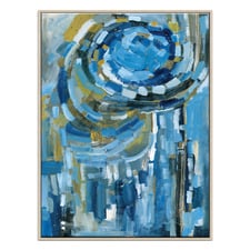 Blue Ribbon Canvas Wall Art