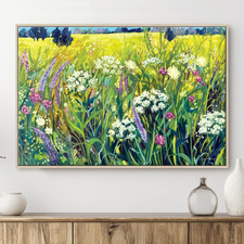 Spring Grass Canvas Wall Art