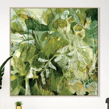 Deep in Green Canvas Wall Art