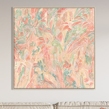 Summer Floral Dance Canvas Wall Art