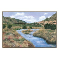 The World Was Fair the Mountains Tall Canvas Wall Art