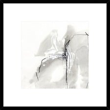 Monochrome Gestures I Framed Print