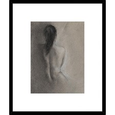 Chiaroscuro Figure Drawing II Framed Print