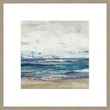 Indigo Horizon I Framed Print