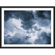 Dark Storm Clouds Framed Print