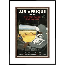 Air Afrique Framed Printed Wall Art