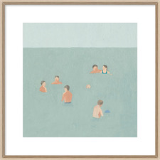 The Swimmers II Framed Print