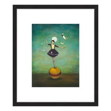 Luna's Circle Framed Printed Wall Art