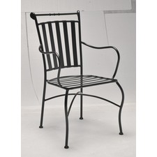 Ollie Wrought Iron Carver Chair (Set of 2)