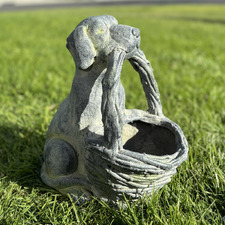 Finch Dog Basket Planter