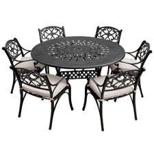 6 Seater Jessa Outdoor Dining Table & Chair Set