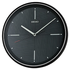 34cm Black Silent Sweep Wall Clock