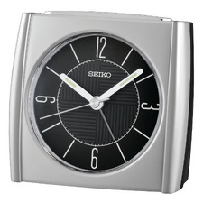 Silver Perennial Alarm Clock
