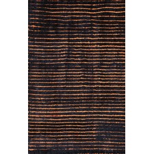 Black & Orange Alison Rug