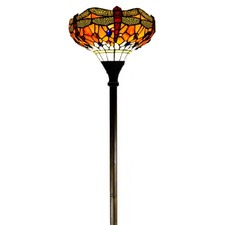 Dragonfly Tiffany Torchie Floor Lamp
