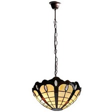 Victoria Dome Tiffany Style Pendant Light