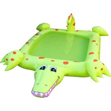 Aligator Pool With Water Sprayer