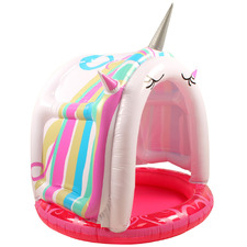 Kelsey Inflatable Pool Float with Canopy