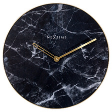 40cm NeXtime Marble Glass Wall Clock