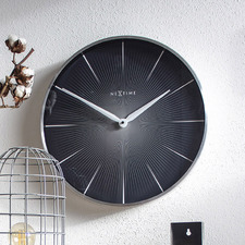 40cm NeXtime 2 Seconds Metal Wall Clock