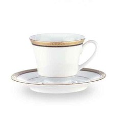 Regent Gold Tea Cup and Saucer Set (Set of 4)