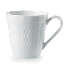 White Noritake 295ml Porcelain Mugs (Set of 2)
