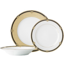 12 Piece Noritake Braidwood Porcelain Dinnerware Set