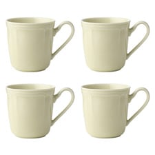 Provence 290ml Porcelain Mugs (Set of 4)