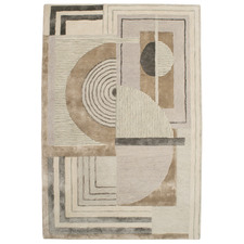 Beige Austin Hand-Tufted Wool & Viscose Rug