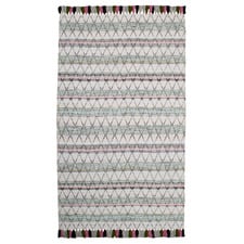 Multi-Colour Retreat Flat-Woven Cotton Rug
