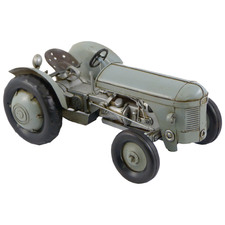 Grey Massey Ferguson Tractor Metal Ornament
