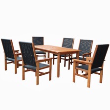 6 Seater Barossa Outdoor Dining Table & Chair Set