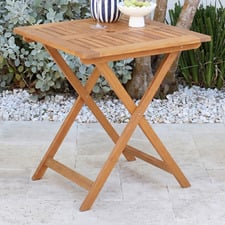 Natural Yarra Outdoor Folding Table