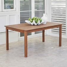 Jasper Shorea Wood Outdoor Dining Table