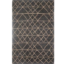 Black & Beige Olsson Jute Rug