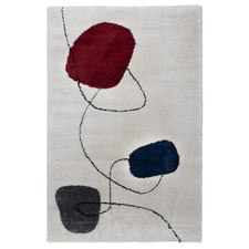Multi-Coloured Bilbao Abstract Shag Rug