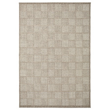 Sand Chequered Verandah Outdoor Rug