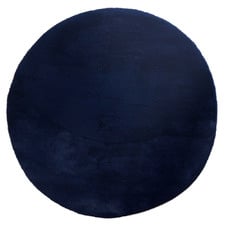 Navy Denitsa Round Rug