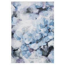 Ice Blue Blossom Edith Rug