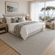 Crownmere Hand-Woven Wool & Cotton Rug