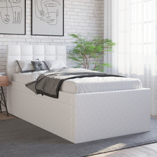 Landa Faux Leather King Single Bed with Trundle