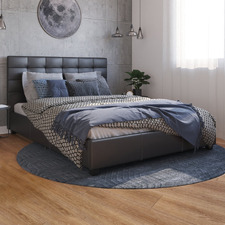 Paris PU Leather Wooden Bed Frame