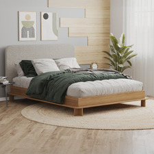 Grey Whinna Boucle Bed
