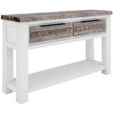 Atherton 2 Drawer Acacia Wood Console Table