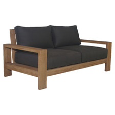 2 Seater Colette Eucalyptus Wood Outdoor Sofa