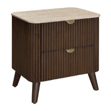 Meredith 2 Drawer Bedside Table