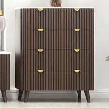 Meredith Malaysian Hardwood 4 Drawer Chest